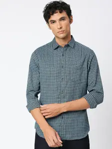 Metronaut Slim Fit Checked Cotton Casual Shirt