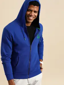 United Colors of Benetton Men Pure Cotton Hooded Sweatshirt
