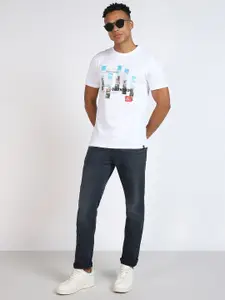 Lee Graphic Printed Cotton Slim Fit T-shirt