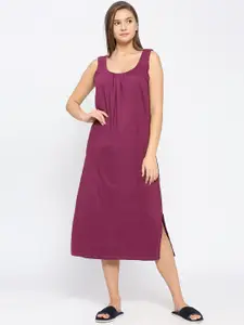 RedRose Round Neck Cotton Nighty Slip