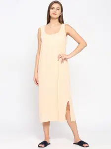 RedRose Round Neck Comfortable Cotton Nighty Long Slip