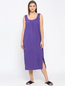 RedRose Round Neck Cotton Nighty Full Slip