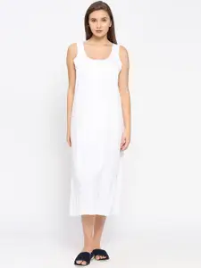 RedRose Round Neck Cotton Nighty Long Slip