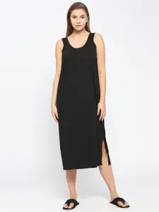 RedRose Round Neck Cotton Nighty Long Slip