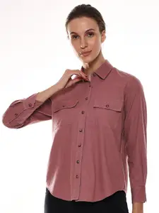 Gazillion Smart Corduroy Weave Pure Cotton Casual Shirt