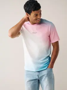 NEXT Tie and Dye Round Neck Pure Cotton T-shirt