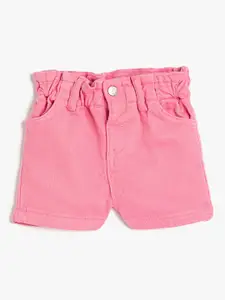 Koton Infant Girls Pure Cotton Denim Shorts