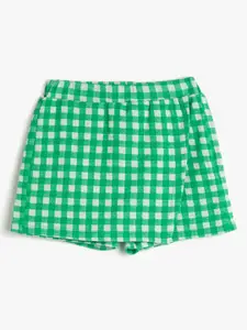 Koton Girls Checked Mini Skorts