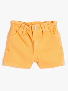 Koton Girls Washed Denim Shorts