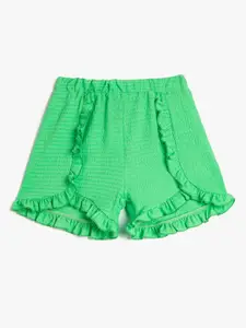 Koton Girls Mid Rise Above Knee Length Shorts