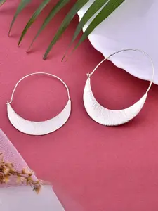 Silvermerc Designs Silver-Plated Circular Hoop Earrings