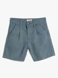 Koton Boys Mid-Rise Linen Shorts