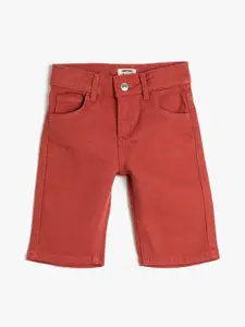 Koton Boys Mid Rise Denim Shorts