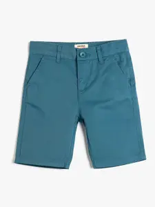 Koton Boys Mid-Rise Pure Cotton Chino Shorts