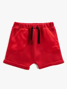 Koton Boys Mid-Rise Pure Cotton Shorts