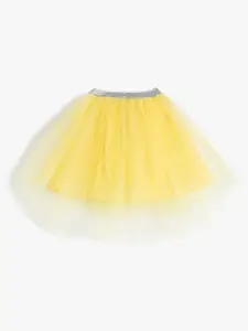 Koton Girls Mini Length Flared Skirt
