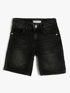 Koton Boys Washed Denim Shorts