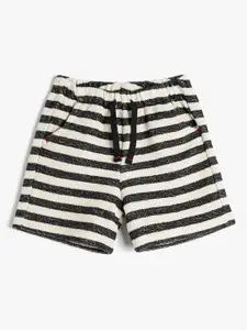 Koton Infants Boys Striped Mid-Rise Shorts