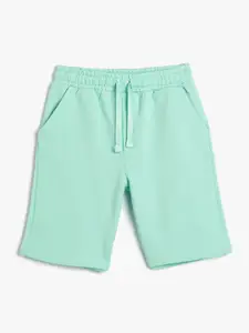 Koton Boys Mid-Rise Pure Cotton Shorts