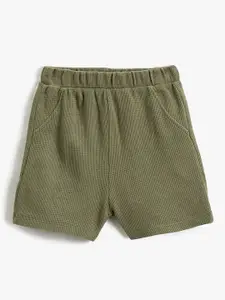 Koton Boys Solid Pure Cotton Shorts