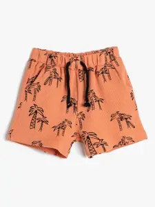 Koton Boys Tropical Printed Pure Cotton Shorts