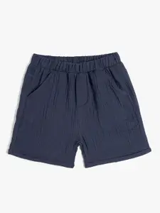 Koton Boys Solid Mid-Rise Shorts