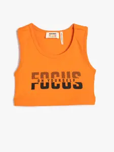 Koton Girls Typography Print Top