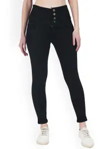 MM-21 Women Skinny Fit High-Rise Clean Look Stretchable Jeans