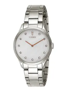 FJORD Women Mother of Pearl Dial & Bracelet Style Straps Analogue Watch FJ-6033-22