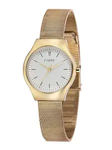 FJORD Women Printed Dial & Bracelet Style Straps Analogue Watch FJ-6036-33