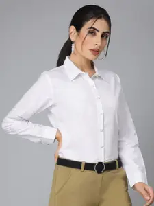 Style Quotient White Smart Formal Shirt