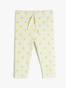 Koton Infant Girls Polka Dots Printed Lounge Pants
