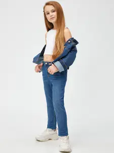 Koton Girls Mid Rise Clean Look Stretchable Jeans