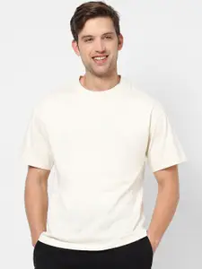 VASTRADO Round Neck Cotton Casual T-Shirt