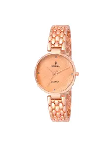 Imperious- The Royal Way Women Embellished Dial Analogue Watch IMP-Gold 125