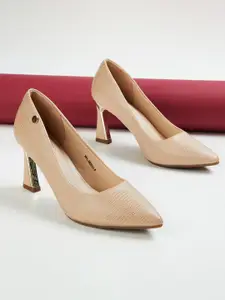 CODE by Lifestyle Pointed Toe Textured Slim Pumps