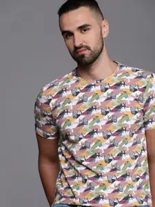 Allen Solly Sport Printed Slim Fit T-shirt