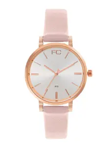 French Connection Women Dial & Leather Straps Analogue Watch FCN00071C