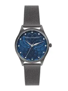 French Connection Women Dial & Stainless Steel Straps Analogue Watch FCP43GNM