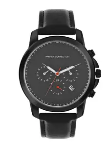French Connection Czar Men Leather Straps Analogue Watch FCN00054D