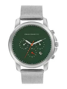 French Connection Czar Men Stainless Steel Bracelet Style Straps Analogue Watch FCN00054E