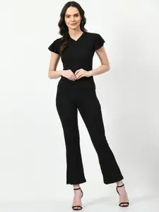 CLAFOUTIS V-Neck Top & Trousers