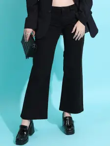 Tokyo Talkies Women Low Waist Boot Cut Stretchable Jeans