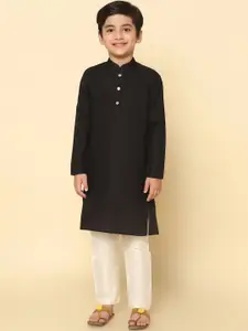 KISAH Boys Mandarin Collar Kurta with Pyjamas