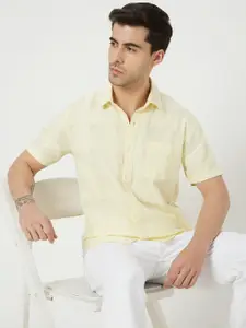 Mufti Checked Slim Fit Pure Cotton Casual Shirt