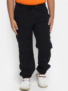 V-Mart Boys Mid-Rise Twill Cotton Joggers