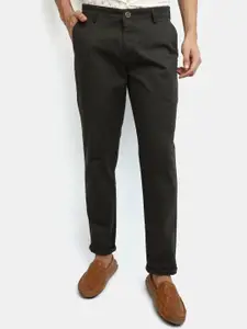 V-Mart Men Blue Slim Fit Cotton Chinos Trousers