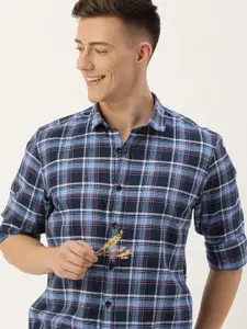 Mast & Harbour Men Standard Opaque Checked Casual Shirt