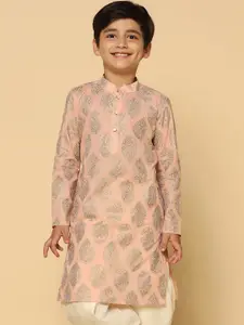 KISAH Boys Printed Regular Fit Ethnic Motifs Kurta
