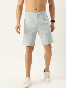 Harvard Men Solid Mid-Rise Slim Fit Regular Shorts